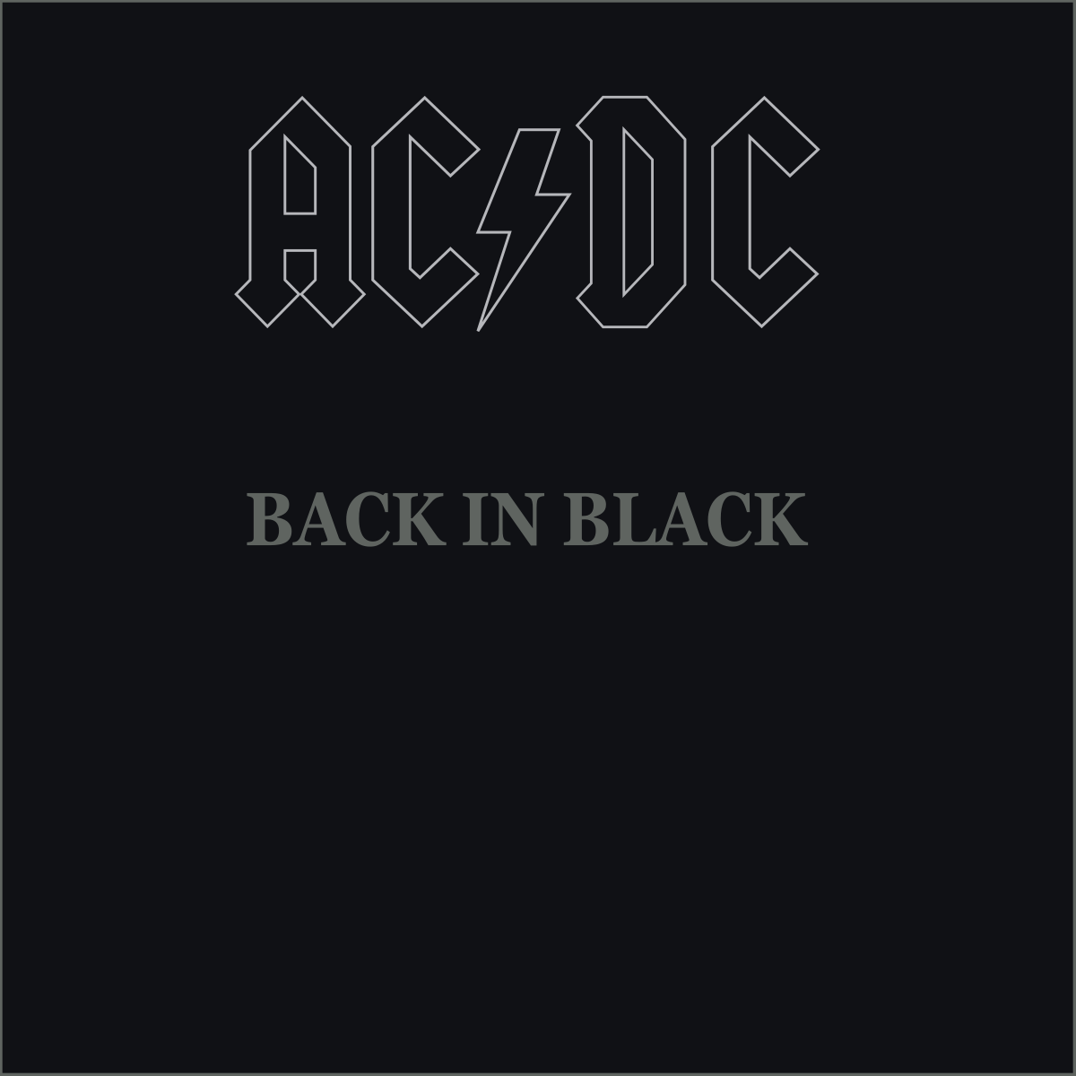 AC/DC - Back In Black LP