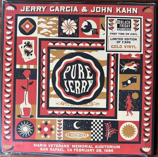 Garcia, Jerry & John Kahn ‎– Pure Jerry: Marin Veterans’ Memorial Auditorium San Rafael, CA February 28, 1986