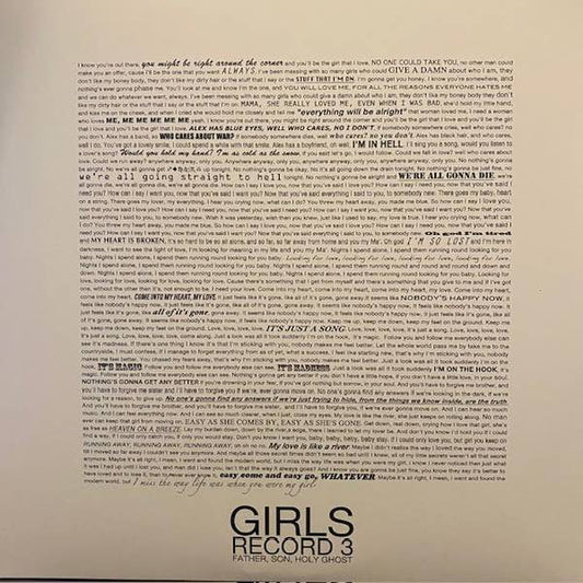 Girls - Father, Son, Holy Ghost LP